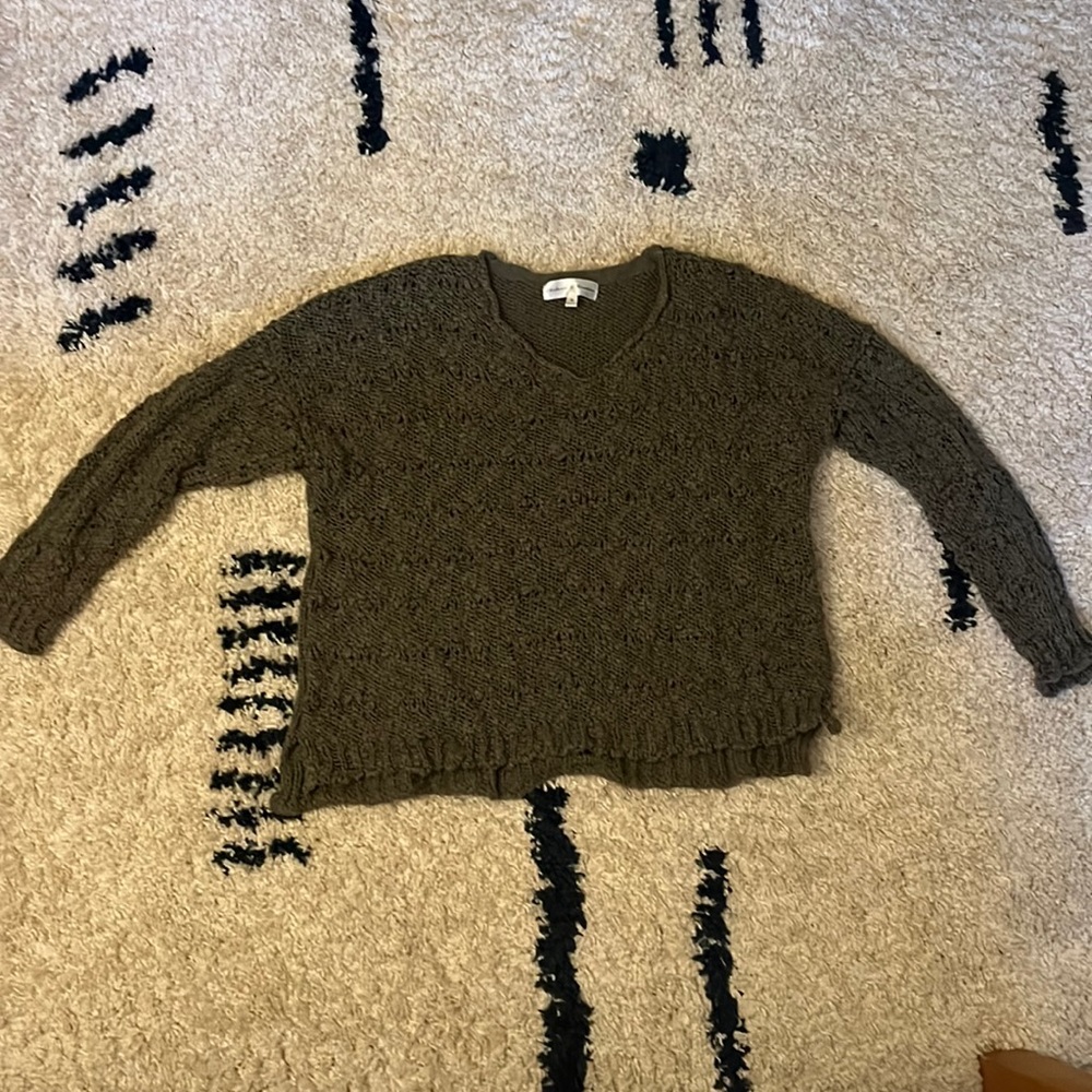 Green sweater